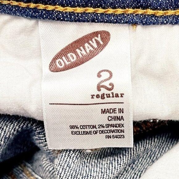 Old Navy Flirt Paint Splattered Bootcut Jeans - Picture 6 of 9